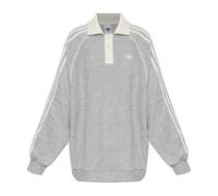 Adidas Originals - Boucle Oversized Polo Crew - -Tops -Donna -Grigio -XS