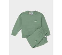 adidas Originals Bubble Crew Tracksuit Children - Verde, verde 7-8Y