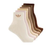 adidas Calzini Mid Ankle Socks 6 Pairs in Beige S