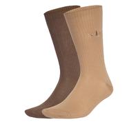 adidas Originals - Everyday Icons - Confezione da 2 paia di calzini color sabbia caldo-Marrone 42 2/3-44 2/3