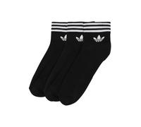 ADIDAS originals calze corta logo nero unisex 43/46