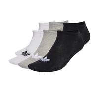 ADIDAS ORIGINALS Calzino 'Liner 6 Pairs' grigio sfumato / nero / bianco Donna ADIDAS ORIGINALS 43-45 grigio sfumato / nero / bianco