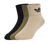 ADIDAS ORIGINALS Calzino 'Mid Ankle Sock 3 Pair Pack Kids' beige / cachi / nero Bambini ADIDAS ORIGINALS 16-17