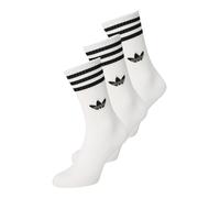 Adidas Solid Crew 3 Pack unisex Calze - Bianco - Foot Locker White 34-36