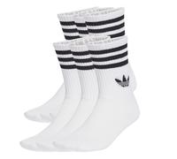 adidas Originals - adicolor Trefoil - Confezione da 6 paia di calzini bianchi-Bianco 46-48