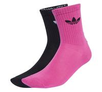 ADIDAS ORIGINALS Calzino 'Ruffle Crew 2 Pairs' rosa / nero / bianco Donna ADIDAS ORIGINALS 40-42