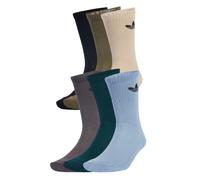 ADIDAS ORIGINALS Calzino 'Trefoil' beige / blu chiaro / oliva / petrolio / nero, Taglia 37-39