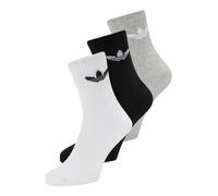 ADIDAS ORIGINALS Calzino 'Trefoil' grigio sfumato / nero / bianco, Taglia 32-34