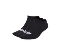 ADIDAS ORIGINALS Calzino 'Trefoil Liner' nero / bianco, Taglia 37-38