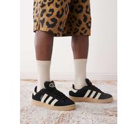adidas Originals - Campus - Sneakers anni '00 nere e crema con suola in gomma-Nero 46