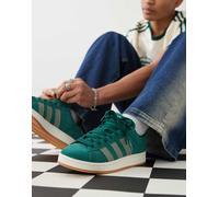 adidas Originals - Campus - Sneakers stile anni '00 verde scuro e argento 38 2/3