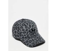 adidas Originals - Cappellino nero con stampa leopardata-Grigio M-L