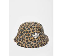 adidas Originals - Cappello da pescatore leopardato slavato-Marrone One Size