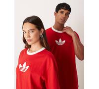 adidas Originals - Centre Trefoil - T-shirt oversize rossa-Rosso L