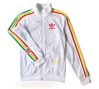 Adidas Originals Chile 20 TT Tracciare Top per Allenamento Vintage Giacca Bianca