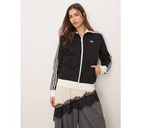 adidas Originals - Classic - Giacca sportiva nera e bianca-Nero 2XS