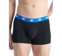 adidas Originals - Comfort Flex - Confezione da 3 boxer aderenti sportivi in cotone neri, blu e bianchi-Multicolore S
