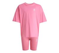 ADIDAS ORIGINALS Completo per l'allenamento 'Cycling Shorts and Tee Set' rosa chiaro / bianco Bambini ADIDAS ORIGINALS 128