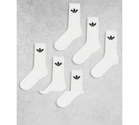 Calze adidas Originals Trefoil Cushion Crew 6P ij5619 Taglie S