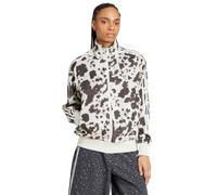 adidas Originals - Top sportivo in raso con stampa pezzata-Multicolore S