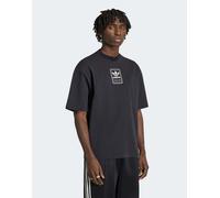ADIDAS ORIGINALS Maglietta 'Elevated' nero / bianco Uomo ADIDAS ORIGINALS MxTaglie normali