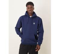 Adidas Originals Felpa con cappuccio Trefoil Essentials ampia blu navy S