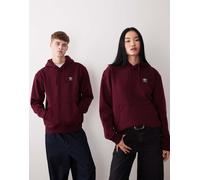 adidas Originals - Essential - Felpa con cappuccio marrone e azzurra-Rosso S