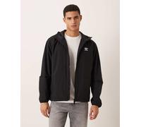 adidas Originals - Essential - Giacca nera con cappuccio-Nero XS