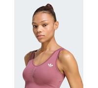 adidas Originals - Essentials - Brassière senza cuciture bordeaux-Rosso L