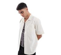 adidas Originals - Essentials - Camicia a maniche corte bianco meraviglia in seersucker M