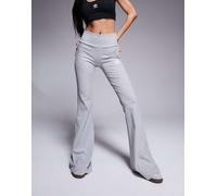 adidas Originals - Essentials - Leggings grigi a zampa-Grigio L
