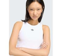 adidas Originals - Essentials - Top senza maniche bianco a coste 2XL