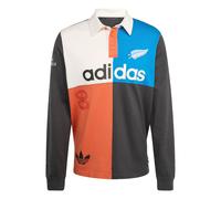 ADIDAS ORIGINALS Felpa 'Adidas Originals & All Blacks Heritage' azzurro / grigio basalto / arancione / bianco Uomo ADIDAS ORIGINALS L azzurro / grigio basalto / arancione / bianco