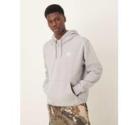 adidas Originals - Felpa basic ampia grigio mélange con cappuccio M