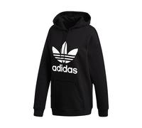 ADIDAS originals felpa con cappuccio logo nero donna 40