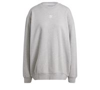 ADIDAS ORIGINALS Felpa 'Essentials Oversized French Terry' grigio sfumato / bianco, Taglia XXXS-XXS