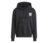 Felpa grafica con cappuccio Black L