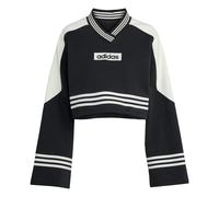 ADIDAS ORIGINALS Felpa nero / bianco Donna ADIDAS ORIGINALS M-L nero / bianco