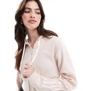 adidas Originals - Felpa rosa tenue in pile con cappuccio e zip in coordinato XL