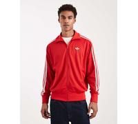 adidas Originals - Firebird adicolor - Top della tuta in tessuto a rete color better scarlet-Rosso M