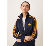 adidas Originals - Firebird - Giacca sportiva ampia blu navy e arancione L