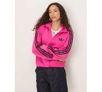 adidas Originals - Firebird - Giacca sportiva ampia fucsia e nera-Rosa XS