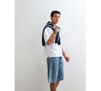 ADIDAS ORIGINALS Jeans 'Firebird Adicolor' blu denim / grigio denim Uomo - Abbigliamento - Pantaloni - Pantaloni corti e bermuda - Pantaloncini di jeans ADIDAS ORIGINALS 32