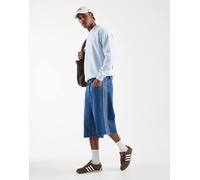 adidas Originals - Firebird - Pantaloncini in denim blu slavato 30in