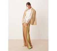 Track pants adicolor Classic Firebird Loose Beige / Signal Green XS