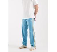 adidas Originals - Firebird - Pantaloni sportivi blu preloved e arancioni M