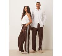 adidas Originals - Firebird - Pantaloni sportivi marroni-Marrone L