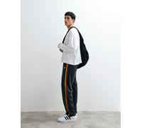 adidas Originals - Firebird - Pantaloni sportivi neri e oro-Nero S