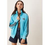 adidas Originals - Firebird - Top della tuta largo blu e marrone L