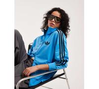adidas Originals - Firebird - Top della tuta largo blu e marrone M